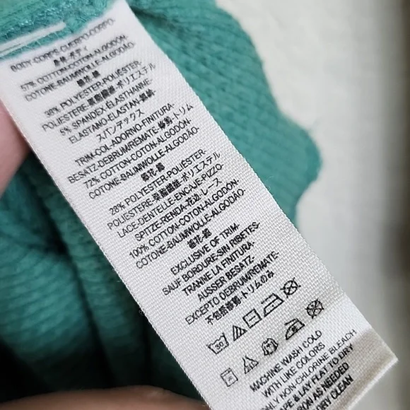 Free People Boho Crochet Cuff Thermal - Picture 5 of 6